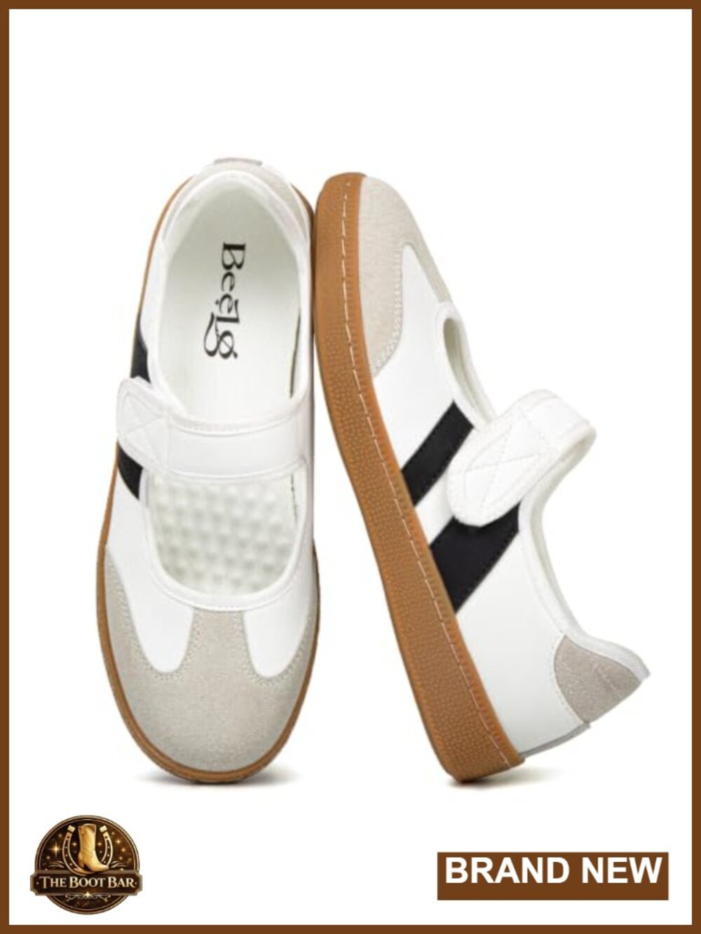Women's Mary Jane Sneakers Comfortable Ballet Flats Non-Slip Walking Shoes